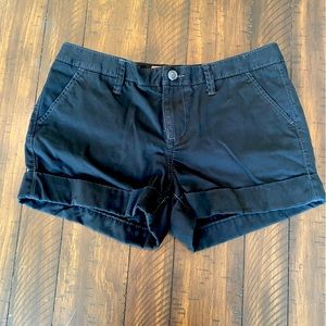 Old navy black colored shorts size 8. 3 inch inseam. 100% cotton.